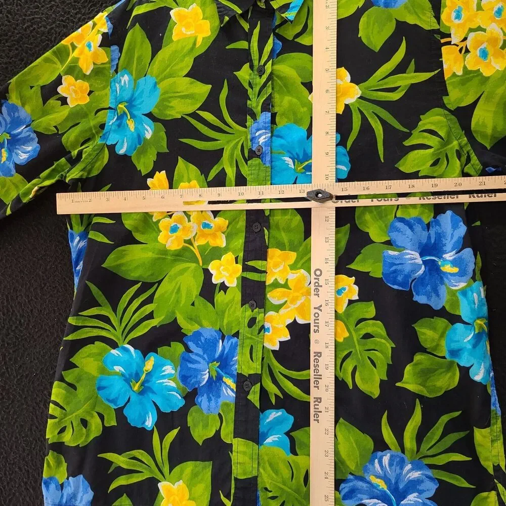 Jones New York Sport 2pc Set Multi-Color Size Large 100% Cotton Button Up Skirt